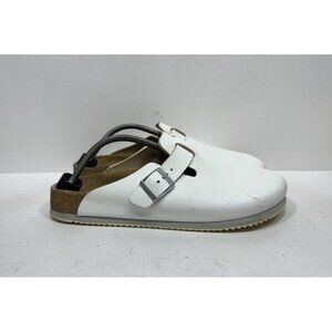 Birkenstock Boston Super-Grip Clogs White Men's Size 12 / 45 Regular Shoes